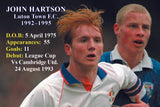 John Hartson Luton Town Hand Signed Football Boot Display AFTAL COA