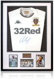 Tyler Roberts Hand Signed Leeds United Home Shirt AFTAL COA