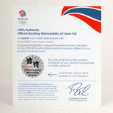 Steve Redgrave Olympic Legend Hand Signed Team GB Presentation COA