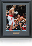 Danny Williams Boxing Legend Hand Signed 16x12” vs Tyson Photograph AFTAL COA