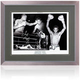 Duke McKenzie Boxing Legend Hand Signed 16x12” Montage AFTAL COA