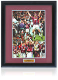 Kevin Richardson Aston Villa Hand Signed 1994 League Cup 23x19 Framed Montage COA