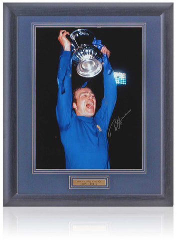 Ron Harris Chelsea Legend Hand Signed 1970 FA Cup Final 16x12'' Photograph AFTAL COA