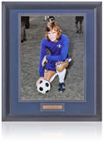 Alan Hudson Chelsea Legend Hand Signed 16x12'' Photograph AFTAL COA
