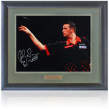 Colin Osborne Hand Signed 16x12'' Darts Photograph AFTAL COA