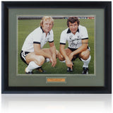 Alan Mullery Fulham Legend Hand Signed 16x12'' Bobby Moore Photograph COA