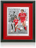 Peter Beardsley Liverpool Legend Hand Signed 16x12'' Montage AFTAL COA