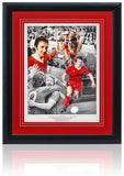 Jimmy Case Liverpool Legend Hand Signed 16x12'' Montage AFTAL COA