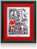 Ron Yeats Liverpool Legend Hand Signed 16x12'' Montage AFTAL COA