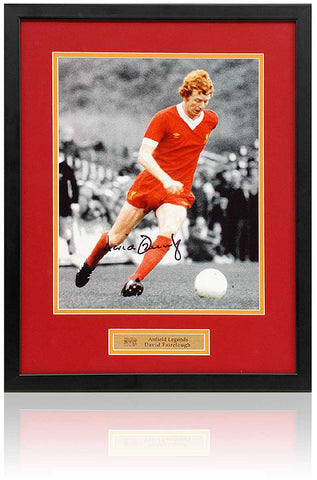 David Fairclough Liverpool Legend Hand Signed 10x8'' Photograph AFTAL COA