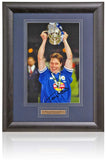 Tony Cottee Leicester City Hand Signed Worthington Cup 12x8'' Photograph AFTAL COA