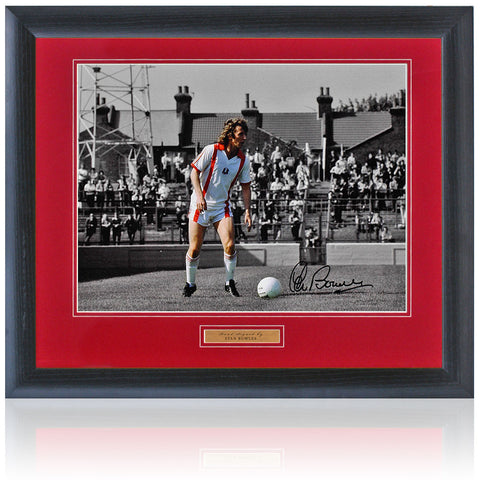Stan Bowles Leyton Orient Legend Hand Signed 16x12'' Photograph AFTAL COA