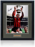 Tony Book Manchester City Legend Hand Signed 1969 FA Cup 16x12'' Photograph COA