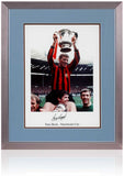 Tony Book Manchester City Legend Hand Signed 1969 FA Cup Final 16x12" Photograph COA