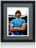 Colin Bell Manchester City Legend Hand Signed 16x12'' Photograph AFTAL COA