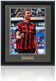 Edin Dzeko Manchester City Legend Hand Signed 16x12'' Photograph AFTAL COA