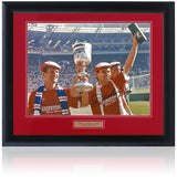 Steve Hodge Nottingham Forest Hand Signed 16x12'' Montage AFTAL Photo COA