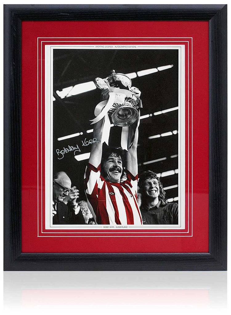 Bobby Kerr Sunderland 1973 FA Cup Final Hand Signed 16x12