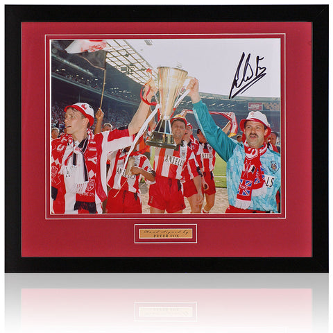 Peter Fox Stoke City Legend Hand Signed 10x8'' Photograph COA