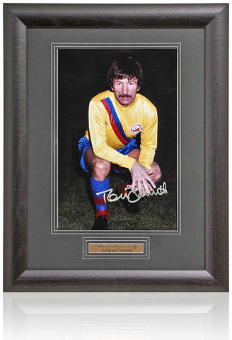 Tommy Smith Swansea City Legend Hand Signed 12x8'' Photograph AFTAL COA