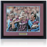 Neil Ruddock West Ham United Legend Hand Signed 16x12'' Photograph AFTAL COA