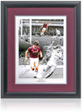 Tony Cottee West Ham United Legend Hand Signed 16x12'' Montage AFTAL COA