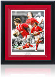 Shane Williams Welsh Rugby Legend Hand Signed 16x12'' Wales Montage COA
