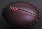 Retro Rugby Ball 1950's era 4 Panel Full Size Brown Leather Ball New Unbranded