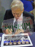 Chelsea 1954/55 League Champions Hand Signed 16x12 Montage AFTAL COA