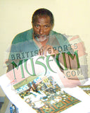 Andy Roberts Cricket Legend Hand Signed 16x12'' West Indies Photograph AFTAL COA