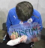Peter Beardsley Liverpool FC Hand Signed Football Boot Display AFTAL Photo COA