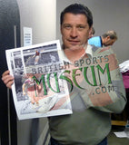 Tony Cottee West Ham United Legend Hand Signed 16x12'' Montage AFTAL COA