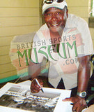Desmond Haynes Cricket Legend Hand Signed 16x12'' West Indies Photograph AFTAL COA