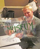 Lewis Moody Rugby Legend Hand Signed 16x12'' England Art Print COA
