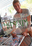 Richard Gough Rangers Legend Hand Signed 16x12" Photograph AFTAL COA
