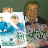 Bobby Tambling Chelsea Legend Hand Signed Photographic 16x12'' Montage AFTAL Photo COA